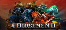 4 Horsemen II is a logical continuation of the first part of the same name. The four horsemen of the apocalypse will give you the opportunity to try your luck again. The game has several free spins features with many additional features. Pestilence, War, Hunger and Death appear through Spinomenal's 4 Horsemen II slot machine reels. A game with fantastic graphics, represented by catastrophic characters appearing as standard-sized images and colossus symbols, which fill the middle rollers. Spinomenal is just phenomenal.
